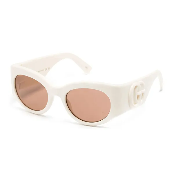 Kính Mát Nam Gucci Sunglasses GG1544S Màu Trắng Kem