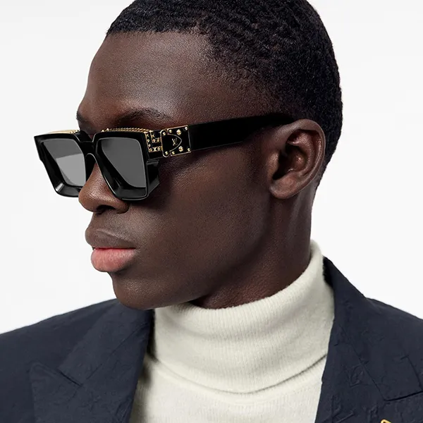 Kính Mát Louis Vuitton LV 1.1 Millionaires Sunglasses Z1165W Màu Đen - Kính mắt - Vua Hàng Hiệu