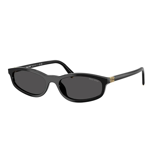 Kính Mát Miu Miu 0MU A06S 16K08Z Black Dark Grey Màu Đen - Kính mắt - Vua Hàng Hiệu