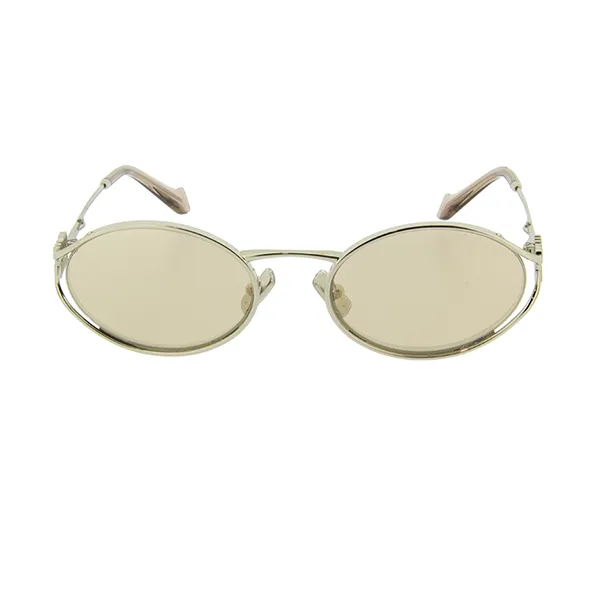 Kính Mát Miu Miu Oval SMU52Y 1BC10F Sunglasses Màu Nâu Vàng