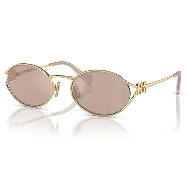 Kính Mát Miu Miu Sunglasses SMU52Y ZVN20F Màu Vàng Hồng - Kính mắt - Vua Hàng Hiệu