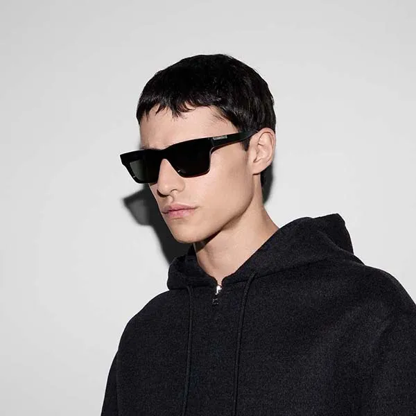 Kính Mát Gucci Rectangular Frame Sunglasses GG1889S 001 Màu Đen