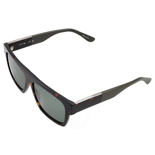 Kính Mát Nam Lacoste Browline Men's Sunglasses L984S 230 57 Màu Nâu Havana - Kính mắt - Vua Hàng Hiệu