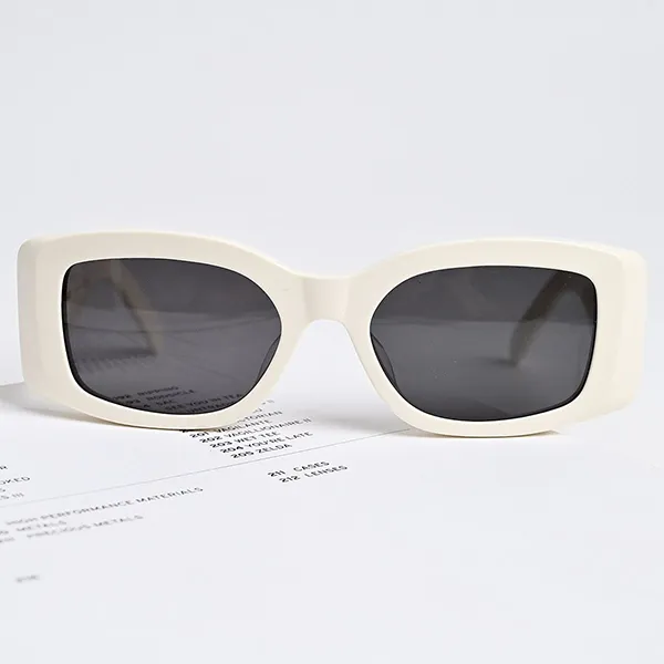 Kính Mát Unisex Celine Triomphe Sunglasses CL40282U Màu Trắng - Kính mắt - Vua Hàng Hiệu