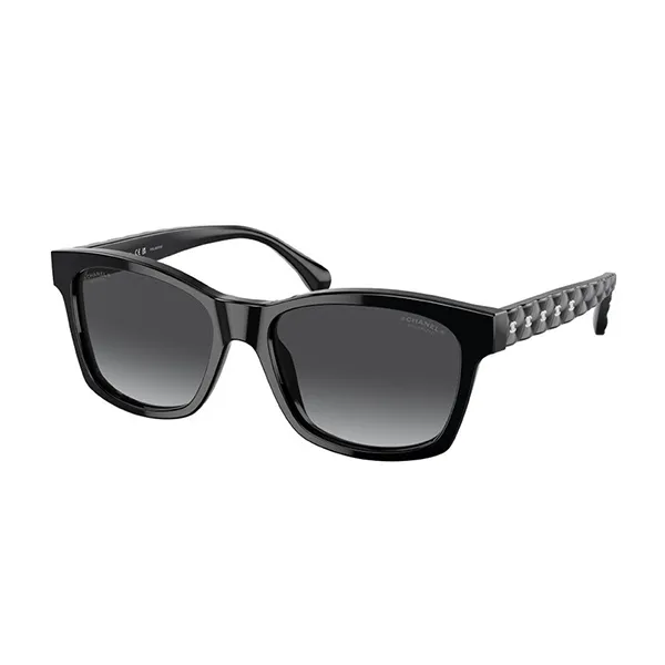 Kính Mát Nữ Chanel Black/ Light Grey Gradient CH5484 C760S8 Màu Đen Xám - Kính mắt - Vua Hàng Hiệu