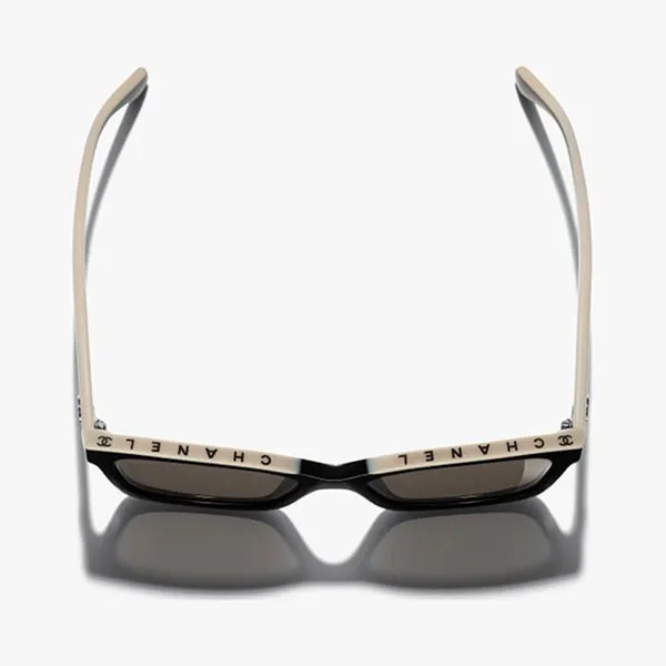 Kính Mắt Nữ Channel Square Sunglasses CH5417/C534/3 Màu Đen Be - Kính mắt - Vua Hàng Hiệu
