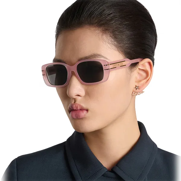Kính Mát Nữ Dior Diorsignature Sunglasses S12I 40A0 Màu Xám Hồng - Kính mắt - Vua Hàng Hiệu