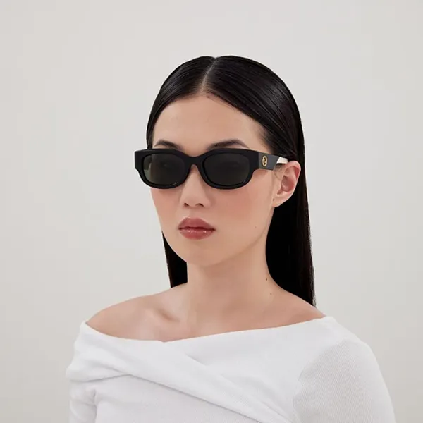 Kính Mát Nữ Gucci GG1667SK 001 Màu Đen