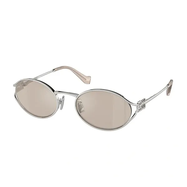 Kính Mát Nữ Miu Miu 0MU 52YS 1BC10F Màu Be Bạc