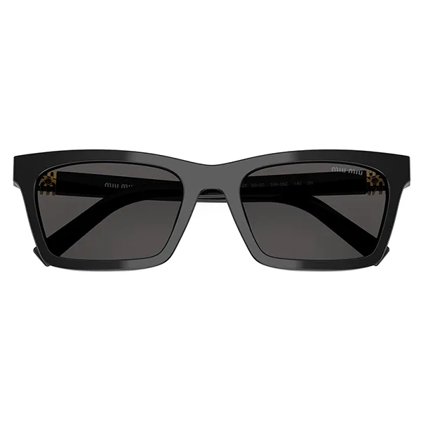 Kính Mát Nữ Miu Miu 0MU A05S 16K08Z Black Rectangular Sunglasses Màu Đen - Kính mắt - Vua Hàng Hiệu