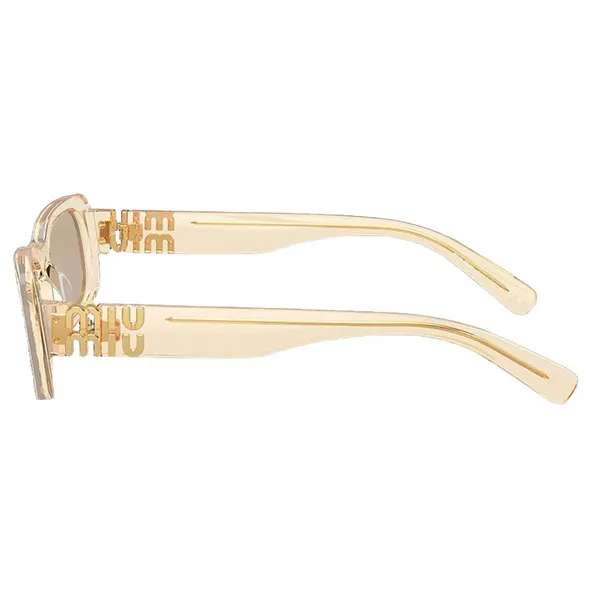 Kính Mát Nữ Miu Miu MU Sunglasses 0MU08ZS 11T40F Màu Be