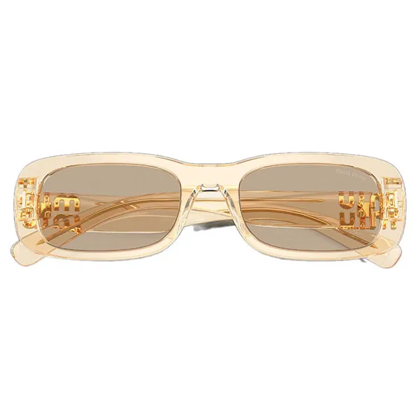 Kính Mát Nữ Miu Miu MU Sunglasses 0MU08ZS 11T40F Màu Be