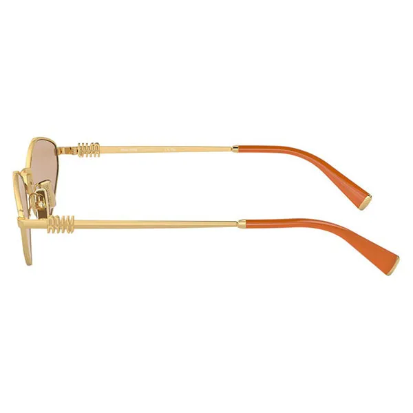 Kính Mát Nữ Miu Miu MU Sunglasses 0MU 56ZS 5AK40D Gold Grey Màu Vàng Xám - Kính mắt - Vua Hàng Hiệu