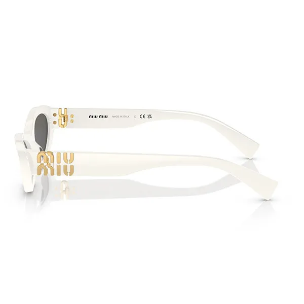 Kính Mát Nữ Miu Miu Sunglasses 0MU 09YS 1425S0 Màu Trắng - Kính mắt - Vua Hàng Hiệu