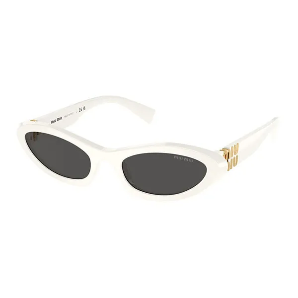Kính Mát Nữ Miu Miu Sunglasses 0MU 09YS 1425S0 Màu Trắng - Kính mắt - Vua Hàng Hiệu