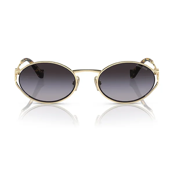 Kính Mát Nữ Miu Miu Sunglasses 0MU 52YS ZVN5D1 Màu Vàng Xám - Kính mắt - Vua Hàng Hiệu
