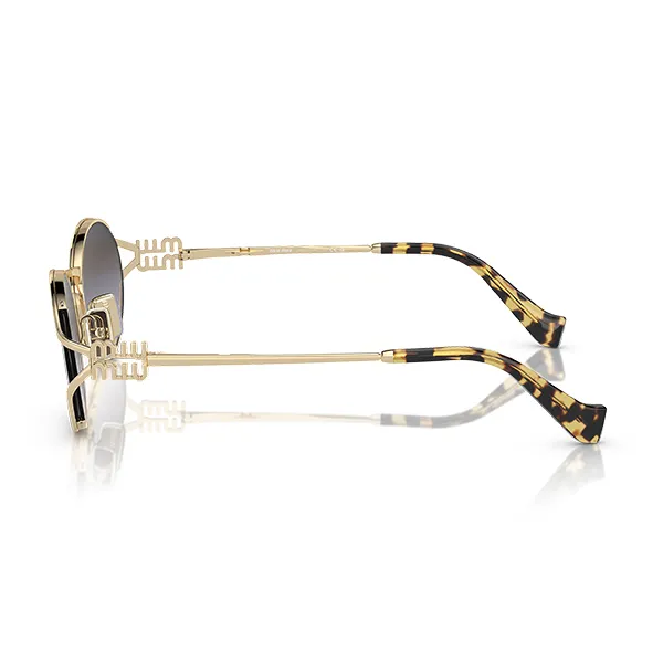 Kính Mát Nữ Miu Miu Sunglasses 0MU 52YS ZVN5D1 Màu Vàng Xám - Kính mắt - Vua Hàng Hiệu