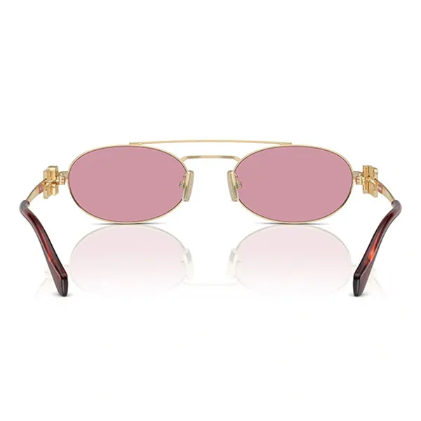Kính Mát Nữ Miu Miu Sunglasses 0MU 54ZS ZVN50D Màu Hồng Vàng - Kính mắt - Vua Hàng Hiệu