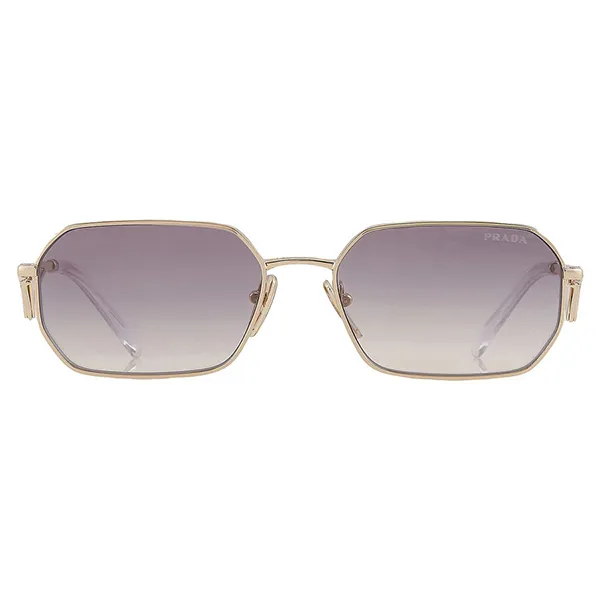 Kính Mát Nữ Prada Blue Gradient Mirror Silver Geometric Ladies Sunglasses PRADA PR A51S ZVN30C Phối Màu