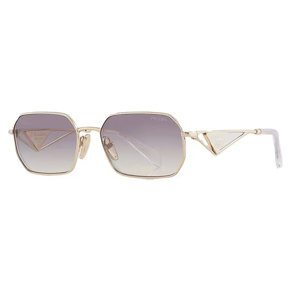 Kính Mát Nữ Prada Blue Gradient Mirror Silver Geometric Ladies Sunglasses PRADA PR A51S ZVN30C Phối Màu