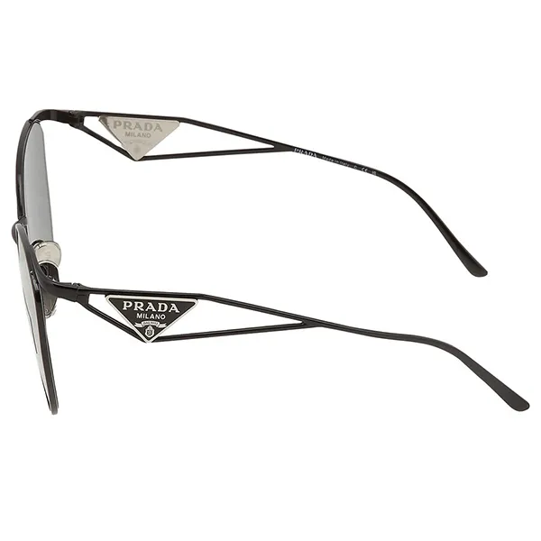 Kính Mát Nữ Prada Grey Pattern Silver Irregular Ladies Sunglasses PRADA PR 50ZS 1AB-03T Màu Xám - Kính mắt - Vua Hàng Hiệu