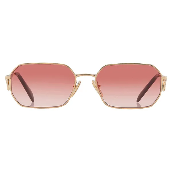 Kính Mát Nữ Prada Red Gradient Geometric Ladies Sunglasses PRADA PR A51S 5AK40C Màu Đỏ