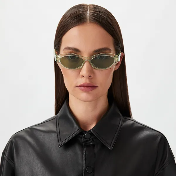 Kính Mát Nữ Prada Sunglasses 0PR 26ZS 14R20E Màu Xanh Lá - Kính mắt - Vua Hàng Hiệu