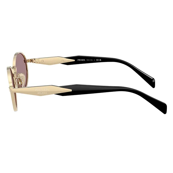 Kính Mát Nữ Prada Sunglasses 0PR 65ZS ZVN20I Màu Vàng Hồng