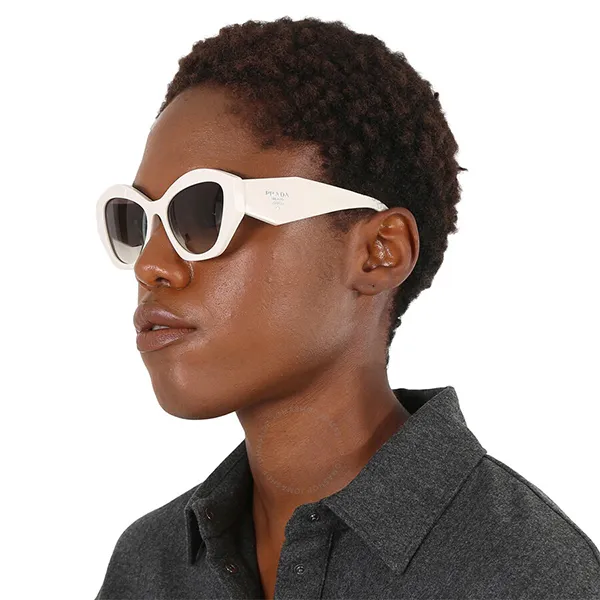 Kính Mát Nữ Prada Symbole Sunglasses PR 07YSF 142130 55 Màu Trắng