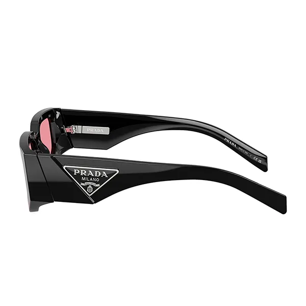 Kính Mát Nữ Prada Transparent Sunglasses 0PR 09ZS 16K30L Màu Hồng/Đen