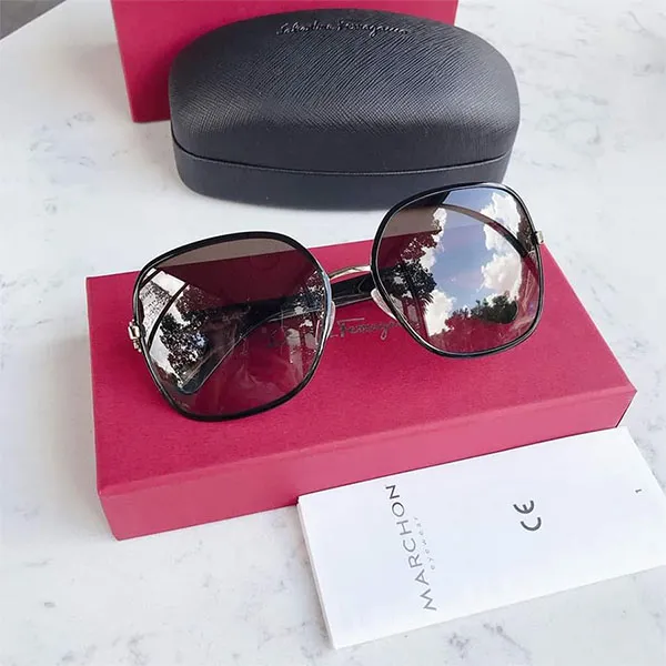 Kính Mát Nữ Salvatore Ferragamo SF150S 733 Màu Đen - Kính mắt - Vua Hàng Hiệu