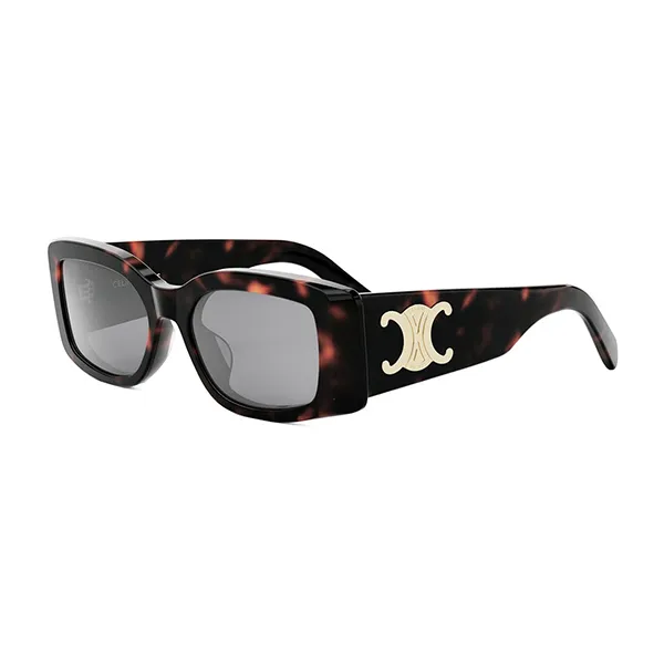 Kính Mát Unisex Celine Triomphe Sunglasses CL40282U 52A Màu Nâu Havana - Kính mắt - Vua Hàng Hiệu