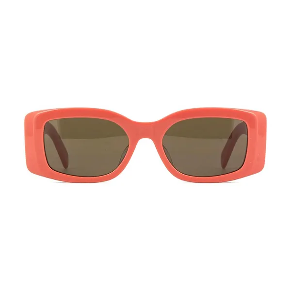 Kính Mát Unisex Celine Triomphe Sunglasses CL40282U 72E Màu Hồng Cam Đào - Kính mắt - Vua Hàng Hiệu