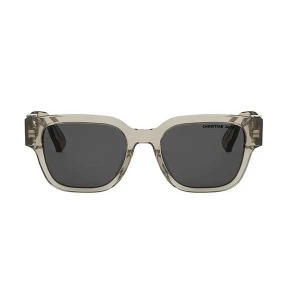 Kính Mát Unisex Dior Oblique S1I 78A0 Sunglasses SS25 Màu Be Xám - Kính mắt - Vua Hàng Hiệu