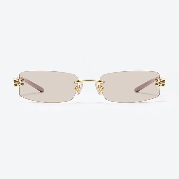 Kính Mát Unisex Gentle Monster B.B.B 03(BR) Sunglasses Màu Vàng