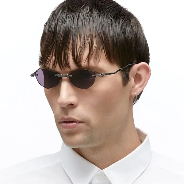 Kính Mát Unisex Kuboraum Sunglasses H48 BB Màu Xám - Kính mắt - Vua Hàng Hiệu