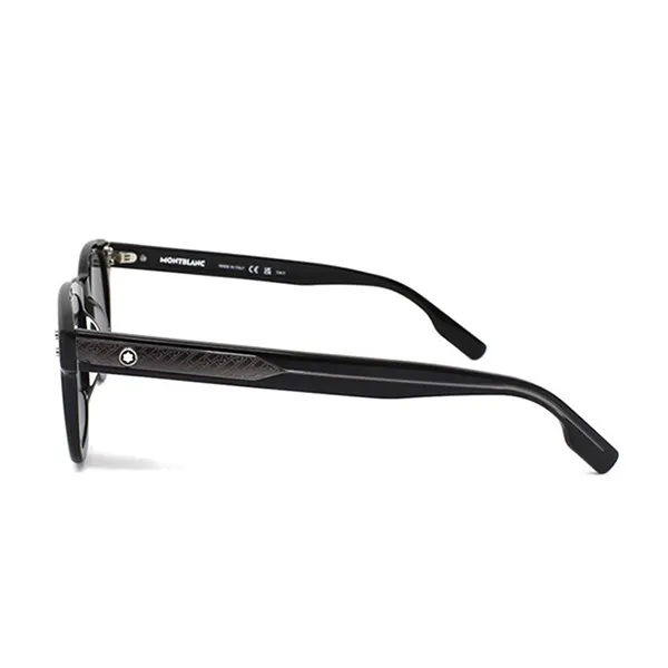 Kính Mát Unisex Montblanc MB0122S-001 Sunglasses Black Màu Đen Xám - Kính mắt - Vua Hàng Hiệu