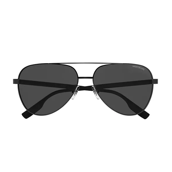 Kính Mát Unisex Montblanc MB0182S-001 Sunglasses Black Màu Đen Xám - Kính mắt - Vua Hàng Hiệu
