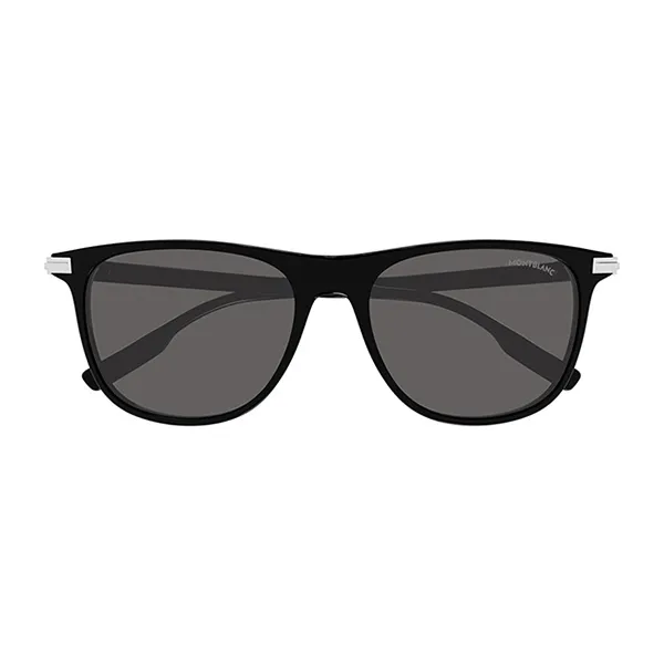 Kính Mát Unisex Montblanc MB0216SA_001.IS Sunglasses Màu Đen Xám - Kính mắt - Vua Hàng Hiệu