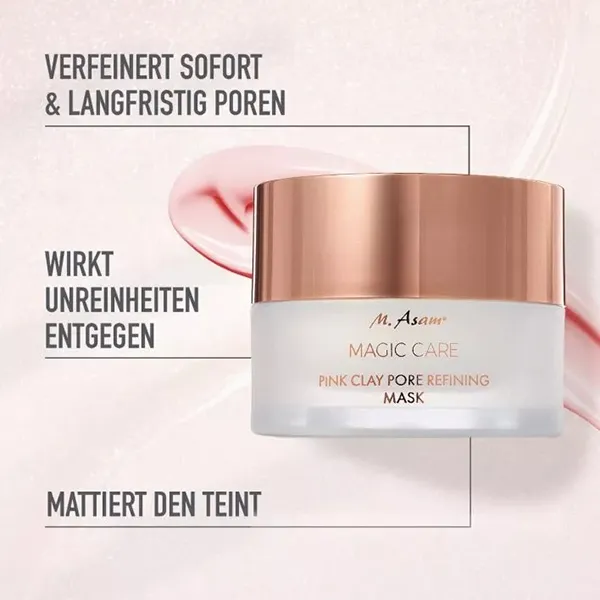 Mặt Nạ Đất Sét Hồng Set Khít Lỗ Chân Lông M. Asam Magic Care Pink Clay Pore Refining Mask 30ml
