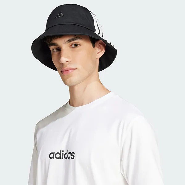 Mũ Adidas Lifestyle 3 Stripe Bucket Hat JE5660 Màu Đen Size 54-57