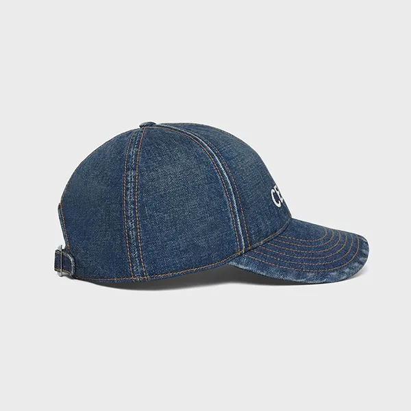 Mũ Celine Baseball Cap In Trail Wash 2AUS9815V.08TI Màu Xanh Denim - Mũ nón - Vua Hàng Hiệu