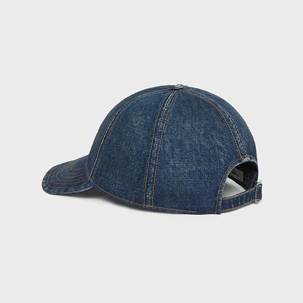 Mũ Celine Baseball Cap In Trail Wash 2AUS9815V.08TI Màu Xanh Denim - Mũ nón - Vua Hàng Hiệu