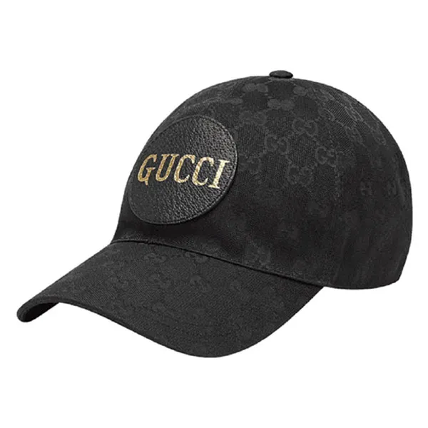 Mũ Gucci GG Canvas Baseball Black ‎576253 4HG53 1060 Màu Đen Size M - Mũ nón - Vua Hàng Hiệu