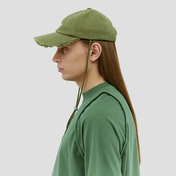 Mũ Jacquemus La Casquette Artichaut In Green 23E235AC452-5012 560 Màu Xanh Size 58