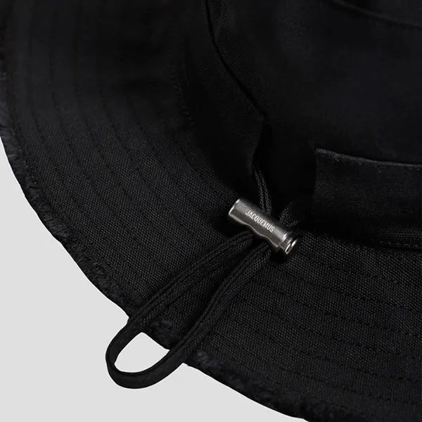 Mũ Jacquemus Le Bob Artichaut Bucket In Black 213AC002-5001 990 Màu Đen Size 56