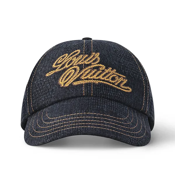 Mũ Louis Vuitton LV Damier Louis Vuitton Cap M7722M Màu Đen - Mũ nón - Vua Hàng Hiệu