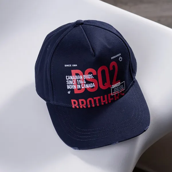 Mũ Nam Dsquared2 Navy Brother Baseball BCM0530 05C00001 3073 Màu Xanh Navy