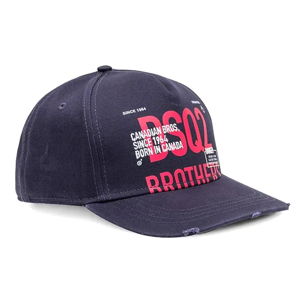 Mũ Nam Dsquared2 Navy Brother Baseball BCM0530 05C00001 3073 Màu Xanh Navy