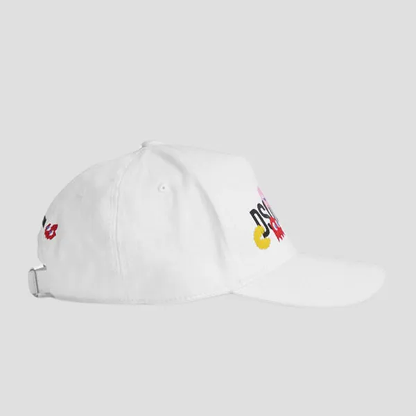 Mũ Nam Dsquared2 White Pacman BCM0750 05C00001 1062 Màu Trắng